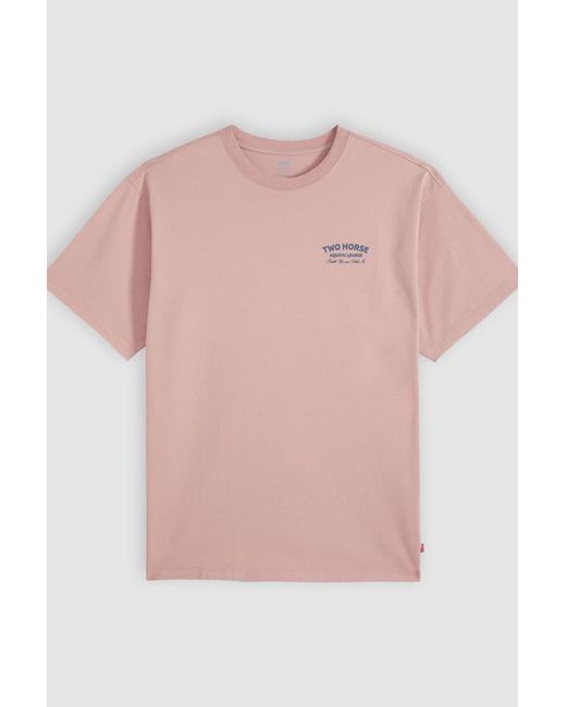 Levi's Pink Vintage Fit Graphic Tee for men