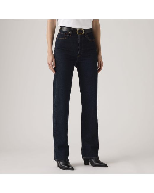 Levi's Blue Ribcage Full Length Jeans