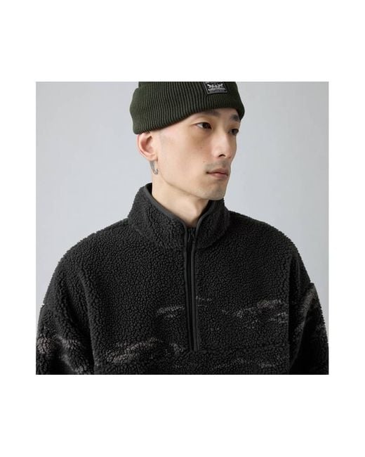 Sudadera Idyllwild Sherpa Popover Levi's de hombre de color Black