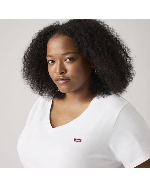 Levi's Black The Perfect V Neck (Plus Size)