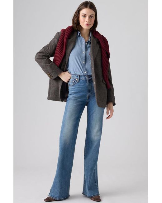 Jeans Ribcage Flare Levi's de color Blue