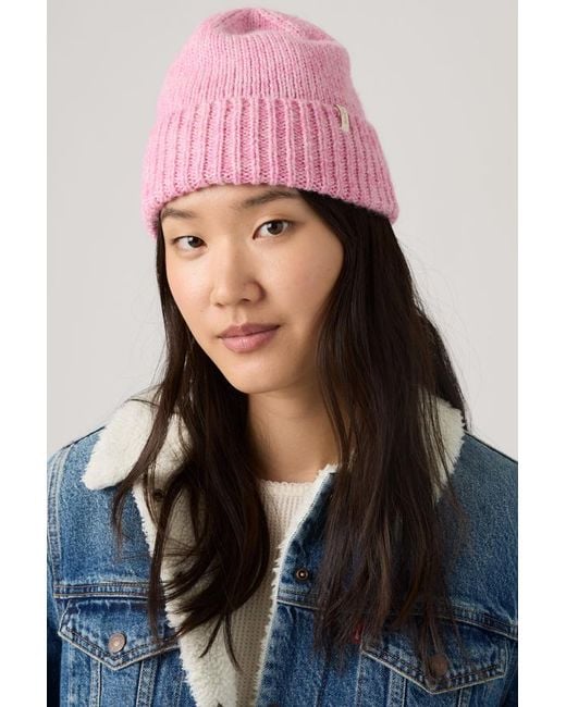 Levi's Essential Holiday Beanie in Pink für Herren
