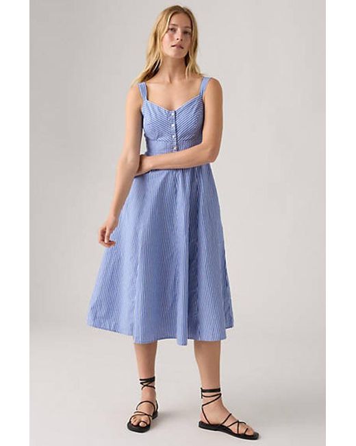 Vestido Midi Ravina Levi's de color Blue