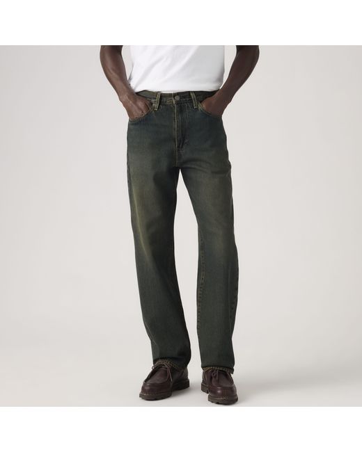 Levi's Black 568 Loose Straight Jeans for men