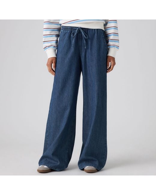 Levi's Blue Essential Wide Leg Pants