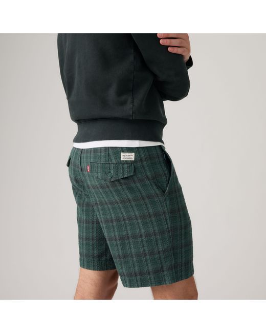 Levi's Black Xx Chino Authentic Relaxed Lightweight Shorts for men