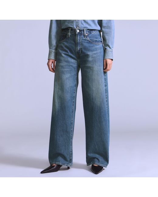 Levi's Drop Barrel Jeans in het Blue