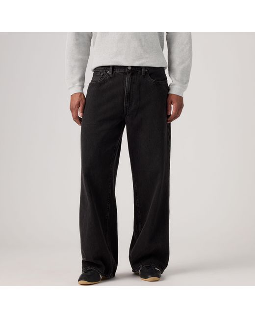 Levi's Gray Baggy Wide Leg Jeans for men
