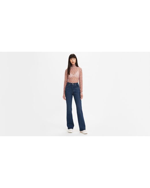 Levi's Ribcage Bootcut Jeans in het Blue