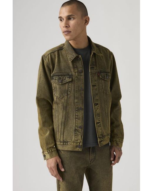 Levi's Type Iii Trucker Jacket in het Green voor heren