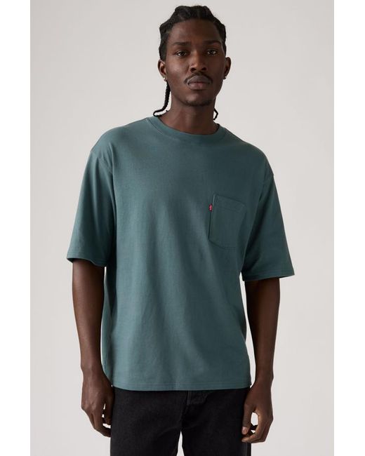 Half Sleeve Pocket Tee Levi's de hombre de color Green