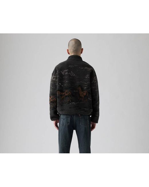 Sudadera Idyllwild Sherpa Popover Levi's de hombre de color Black
