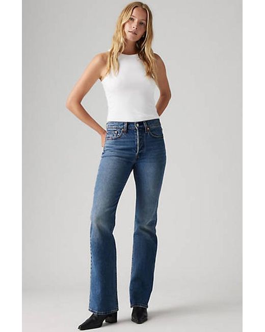 Levi's Blue Wedgie Bootcut Jeans