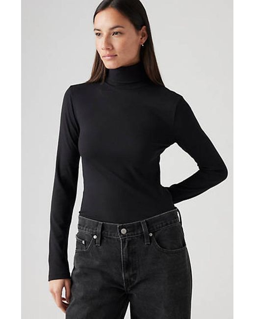 Levi's Black Dreamy Turtleneck Top