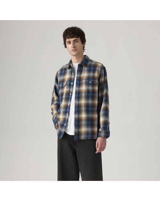 Levi's Gray Jackson Worker Overshirt for men