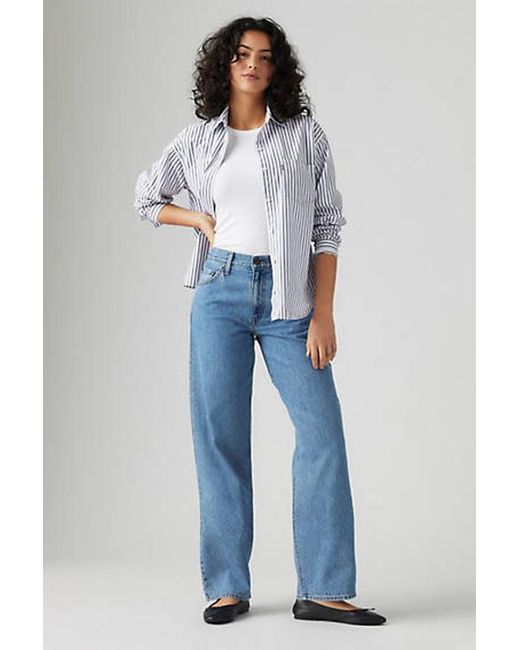 Jeans Baggy Dad Levi's de color Blue