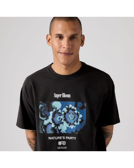Levi's Black Graphic Vintage Fit Tee for men