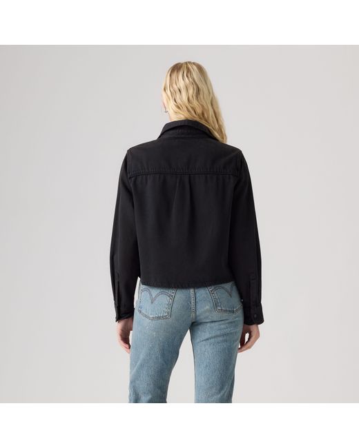 Levi's Logan Shacket in het Black