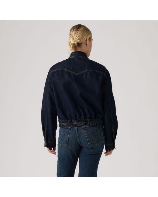 Charli Western Utility Jacket Levi's de color Blue