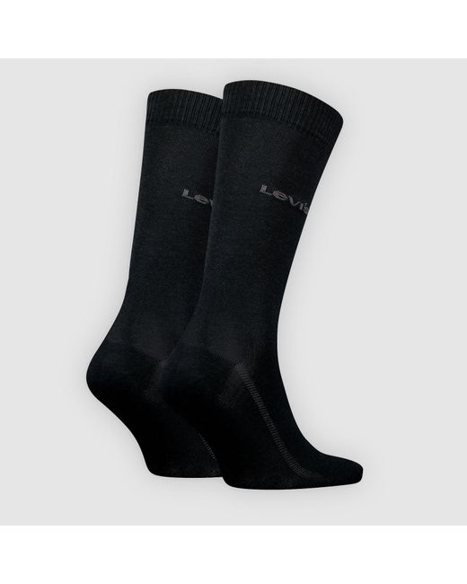 Levi's Blue Regular Cut Tencel Organic Cotton Socks 2 Pack for men
