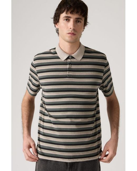 Levi's Gray Authentic Polo for men