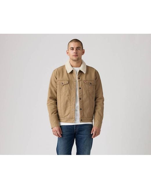 Trucker Jacket Type Iii Sherpa Levi's de hombre de color Natural