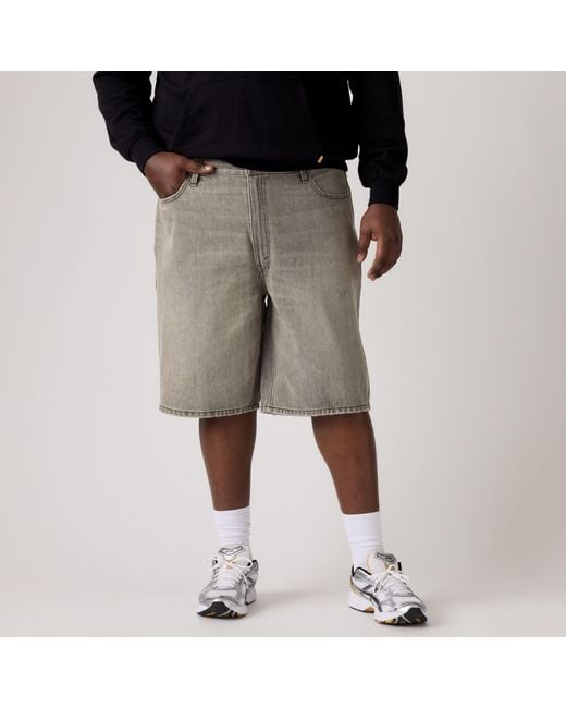 Levi's Black 469 Loose Shorts (Big & Tall) for men