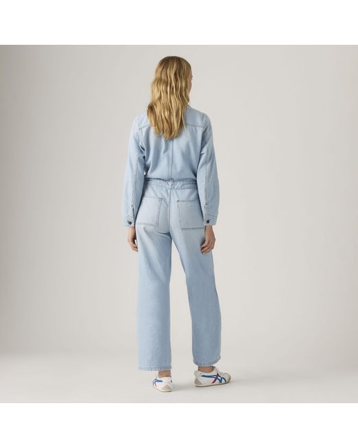 Levi's Iconic Lightweight Jumpsuit in het Blue
