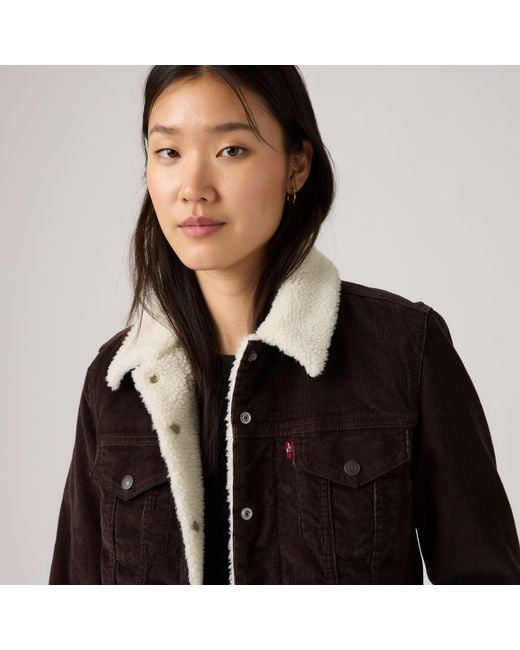 Levi's Black Original Sherpa Trucker Jacket
