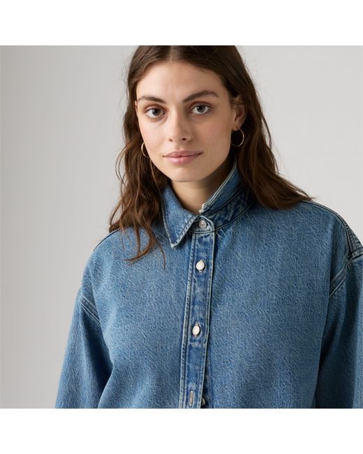 Levi's Blue Jordan Lightweight Denim Shirt