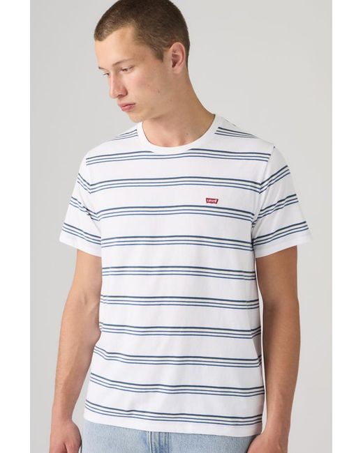 Levi's Classic Housemark T Shirt in het White voor heren