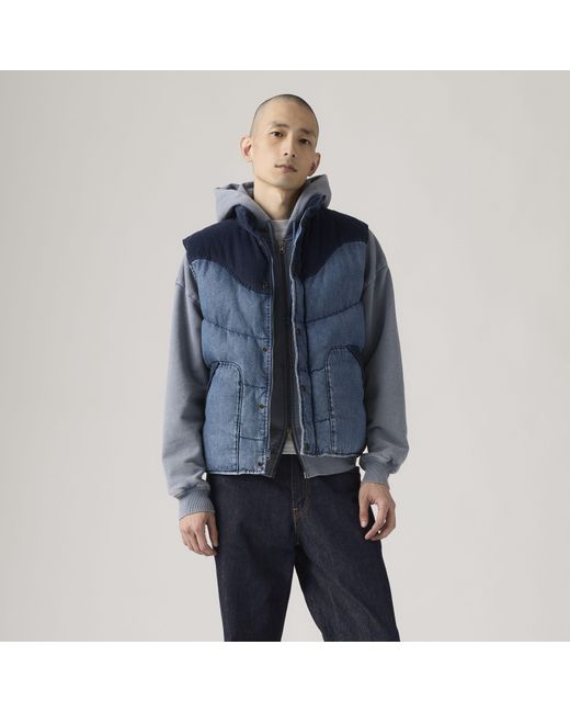 Chaleco Wild West Levi's de hombre de color Blue