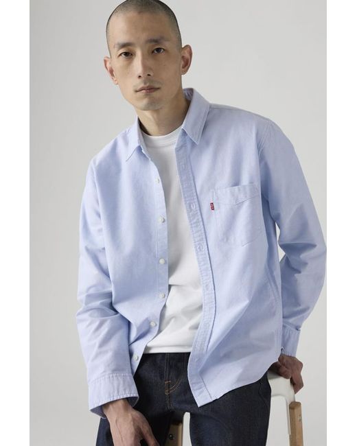 Levi's Blue Sunset Pocket Shirt for men
