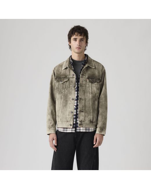 Trucker Jacket Relaxed Levi's de hombre de color Brown