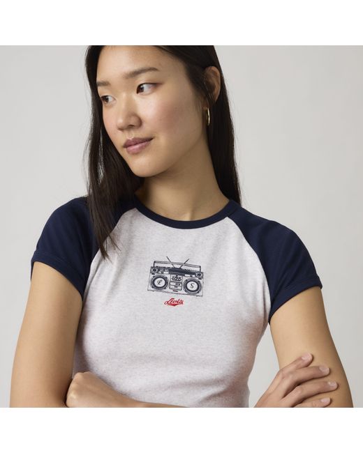 Levi's Multicolor Graphic Riley Raglan Tee