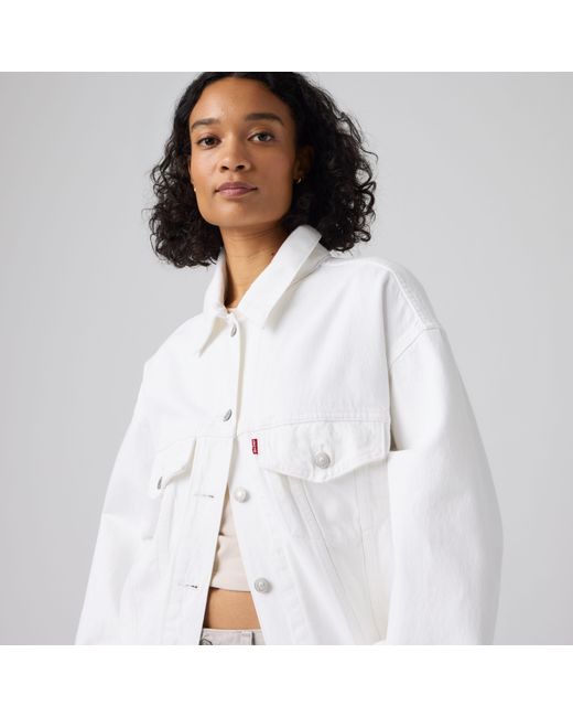 Levi's White '90S Trucker Jacket