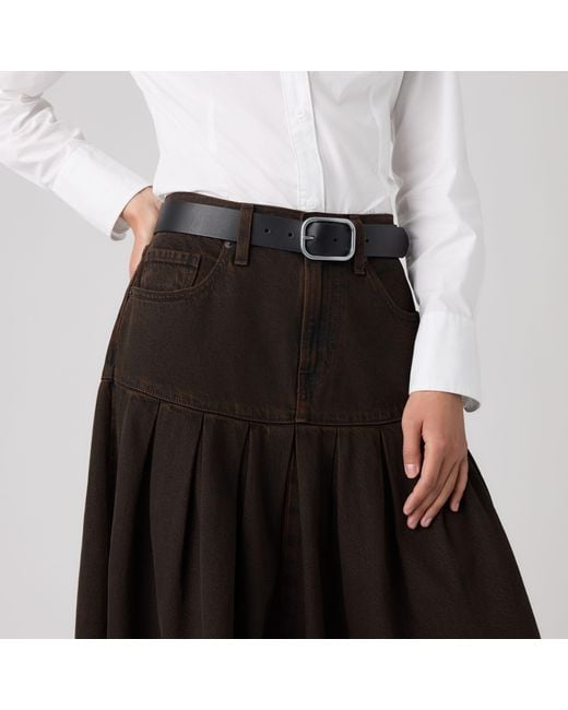 Levi's Multicolor Yoked Pleated Skirt