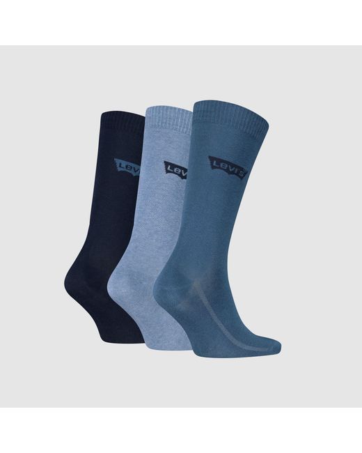 Regular Cut Batwing Logo 3 Pack Levi's de hombre de color Blue