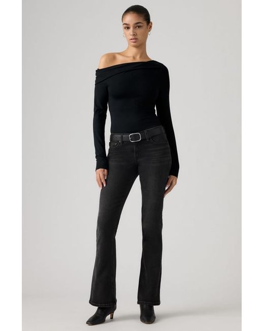 Levi's Black Low Slim Boot Jeans