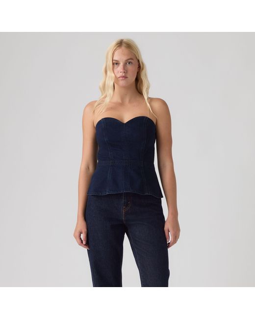 Levi's Sweetheart Bustier in het Blue
