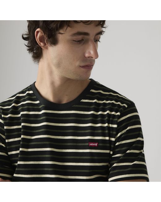 Levi's Gray Original Housemark Tee for men