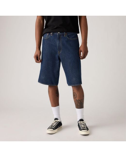 Levi's Blue 478 Baggy Shorts for men