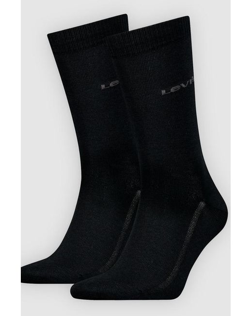 Levi's Blue Regular Cut Tencel Organic Cotton Socks 2 Pack for men