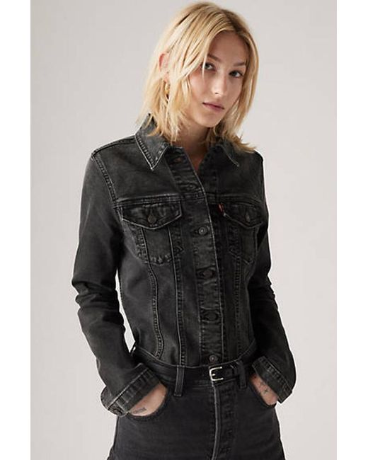 Levi's Black Slim Tailored Trucker Jacket