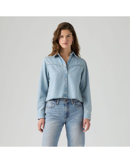 Levi's Logan Shacket in het Blue