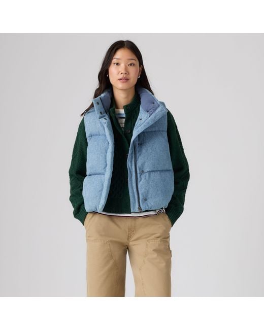 Tate Bubble Vest Levi's de color Blue