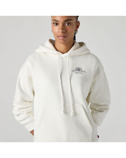Levi's White Graphic Salinas Hoodie