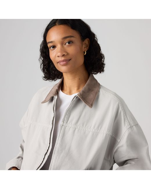 Levi's Gray Loose Workwear Jacket