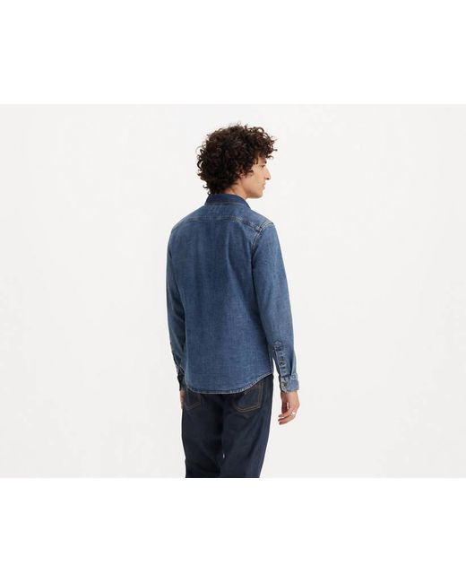 Camisa De Fit Ajustado Battery Housemark Levi's de hombre de color Blue