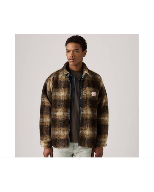 Shacket Reversibile di Levi's in Blue da Uomo